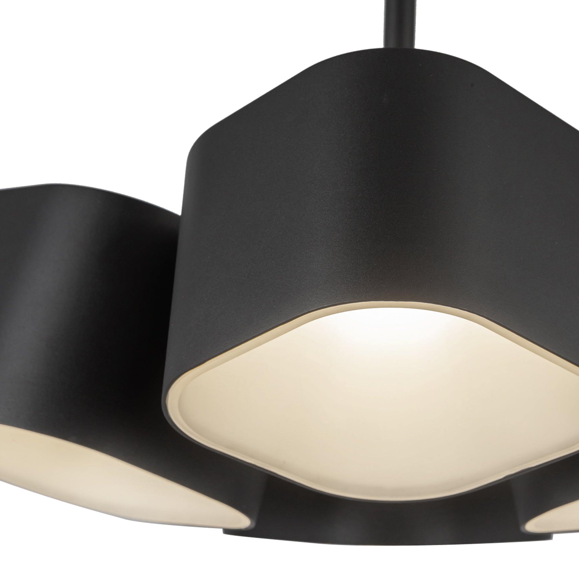 Arena Modern LED Pendant - 11 inch - Black