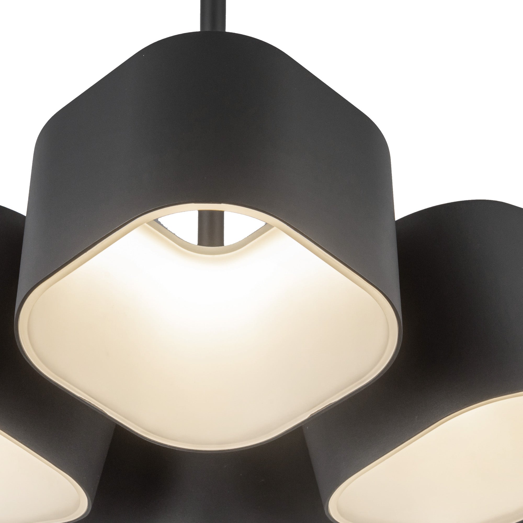 Arena Modern LED Pendant - 11 inch - Black