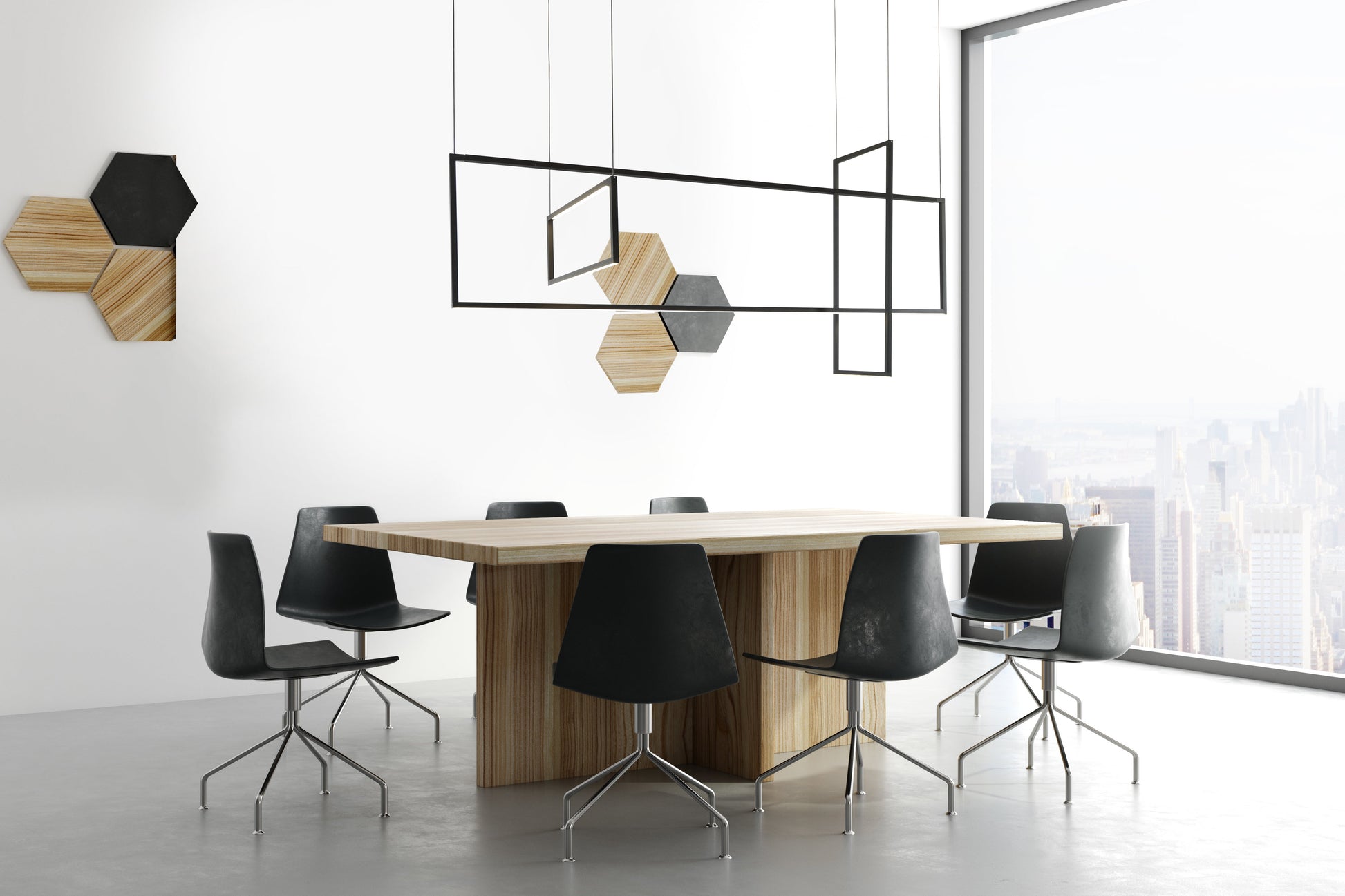 Kuzco Arkell MP28356-BK-UNV-010 Multi Pendant, LED, Black