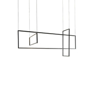 Kuzco Lighting MP28356-BK Arkell 56-in Black LED Multi Pendant, UL Damp Rated, Black