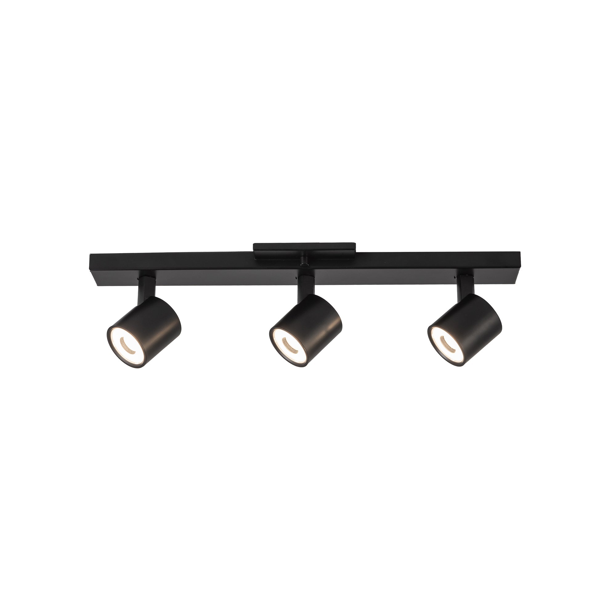 Arnold 3-Head Black LED Track Lights