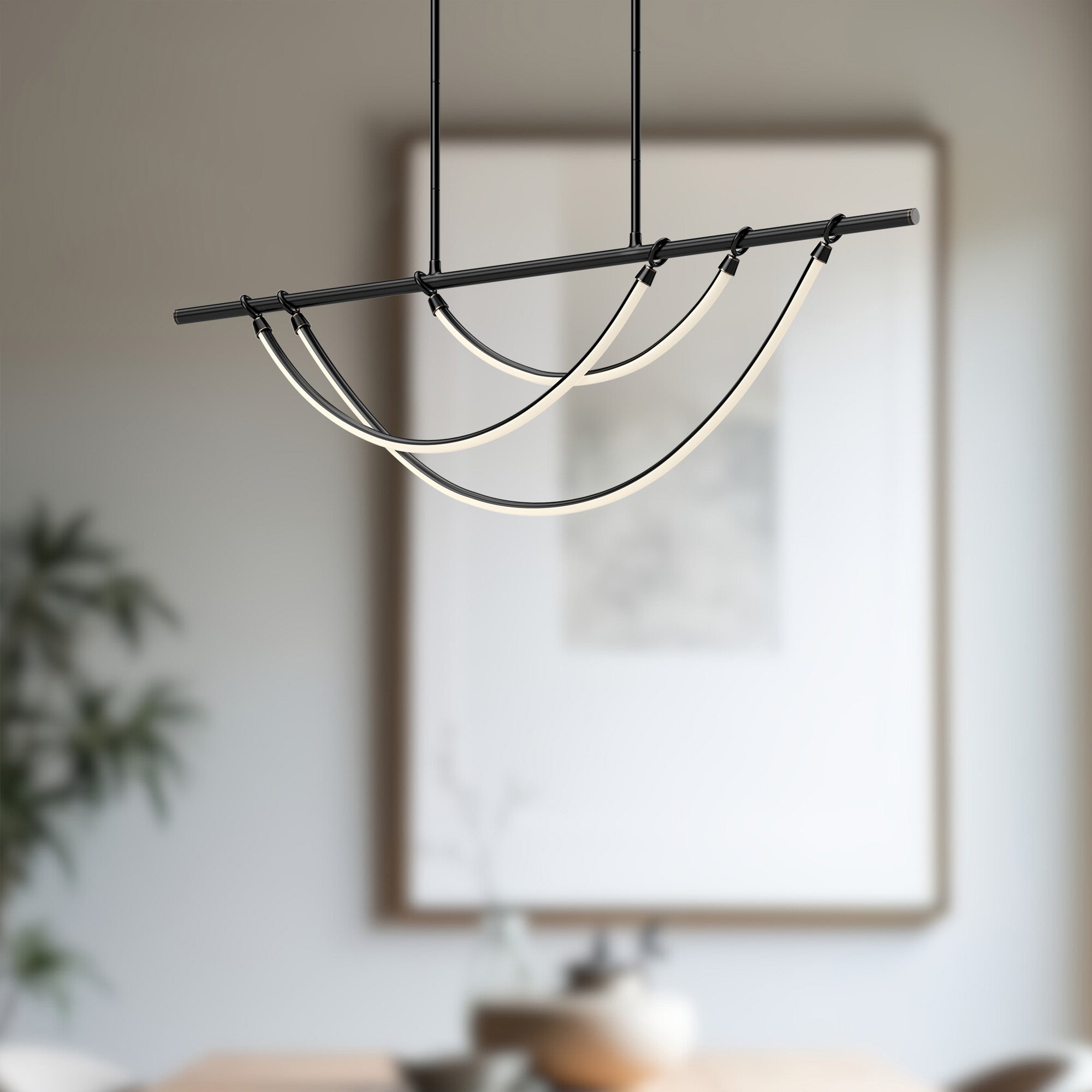 Aryas, Linear Pendant, 1.75" – Urban Bronze – LP317448UB