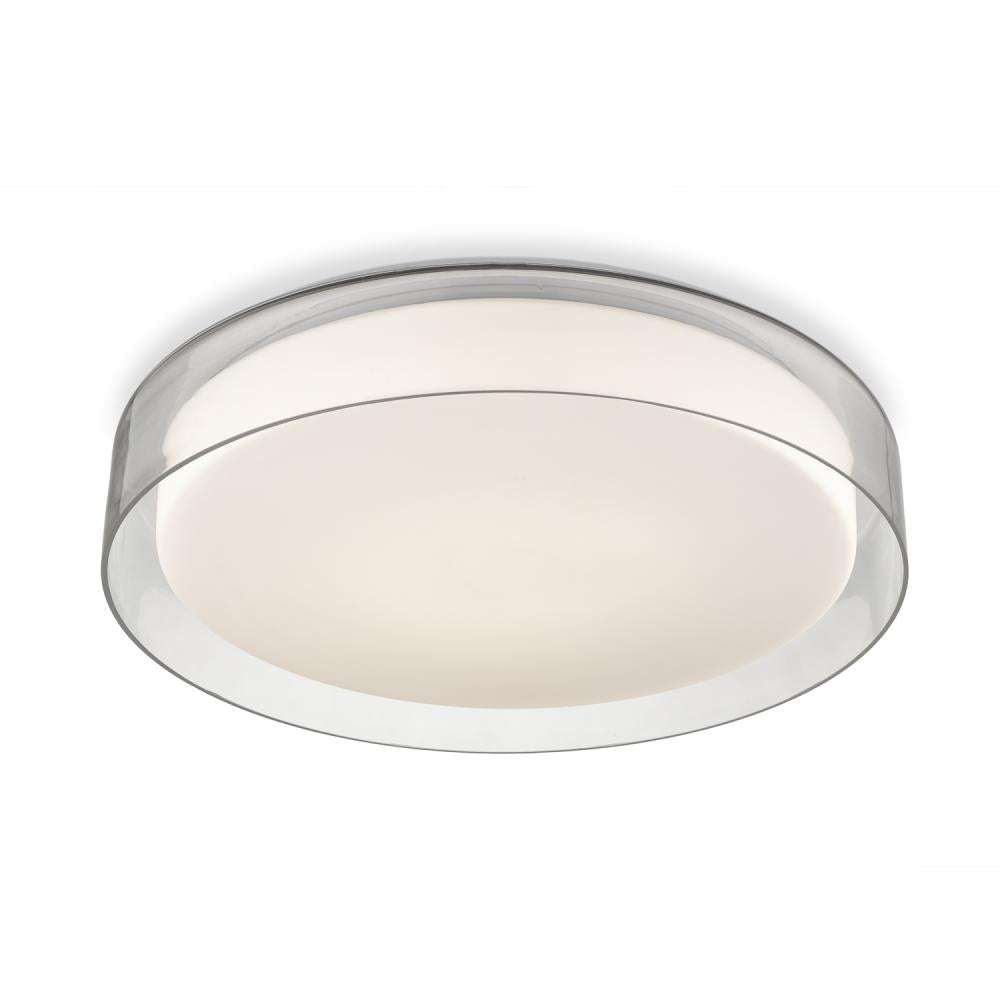 Kuzco Aston FM48618-5CCT Flush Mount, 30W Watt, Clear