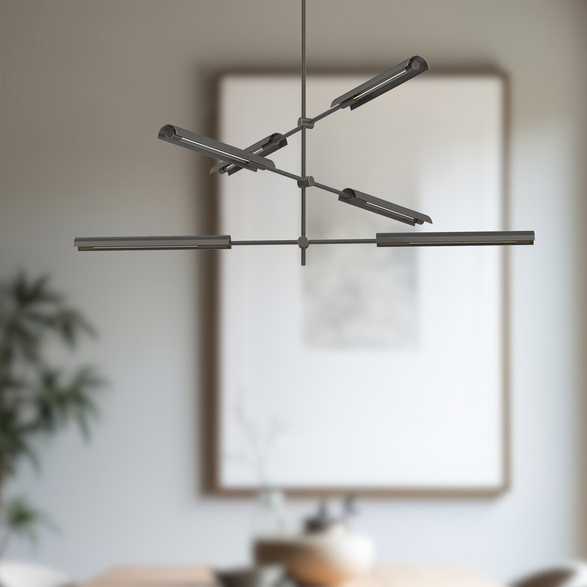 ALORA Lighting MP316406UBMS-UNV Multi Pendant, 26W LED, Urban Bronze