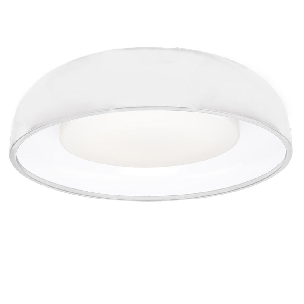Kuzco Beacon FM13124-WH Flush Mount Light Fixture, 60W, White