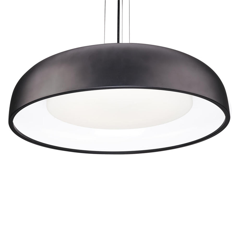 Kuzco Beacon PD13124-BK Pendant, LED, Steel Shade, Black