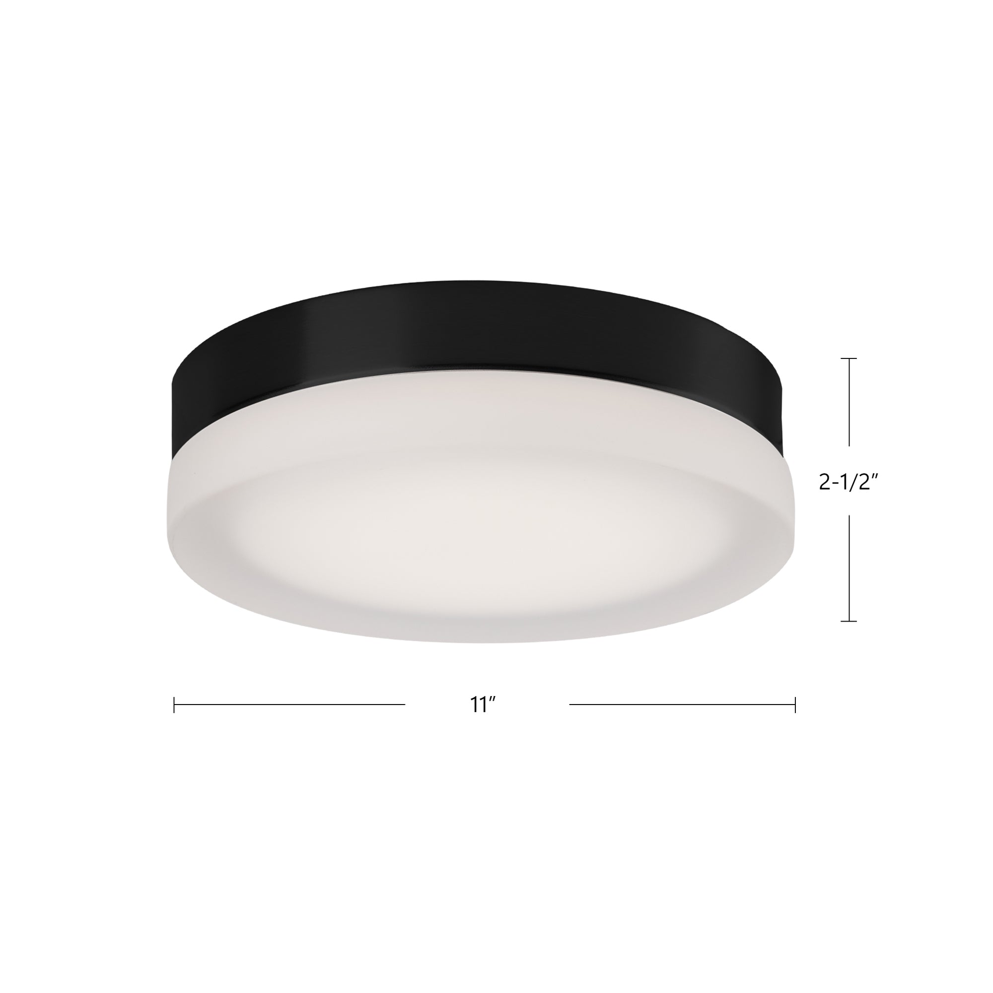 Bedford 11-in Chrome LED Flush Mount