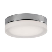 Kuzco Lighting FM3511-CH/FR-5CCT Flush Mount Fixture, UL Damp Rated, Chrome