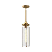 ALORA MOOD Lighting PD536107AGWC Pendant, 3 Lights, Aged Gold/Clear Water Glass