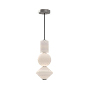 ALORA MOOD Lighting PD530341BNOP Pendant, 20W, Brushed Nickel/Opal Matte Glass