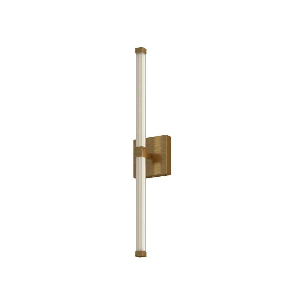 Kuzco Blade VL23524-BG Vanity Light Fixture, UL Damp Rated, Brushed Gold