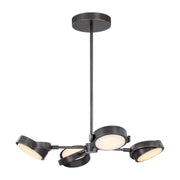ALORA Lighting PD325428 Urban Bronze/Alabaster LED Pendant Light Fixture, 28-in, Satin Finish