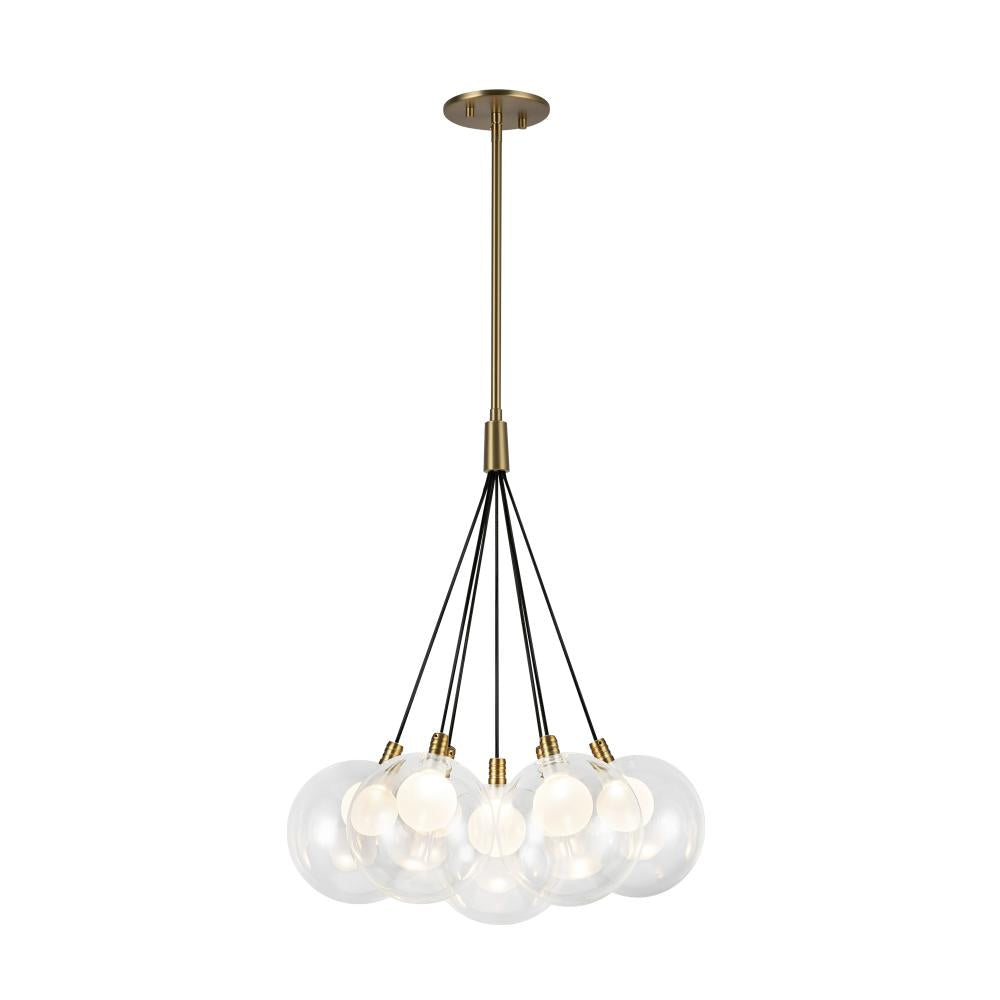Kuzco Lighting CH3117-BG Chandelier, 16-in, Brushed Gold