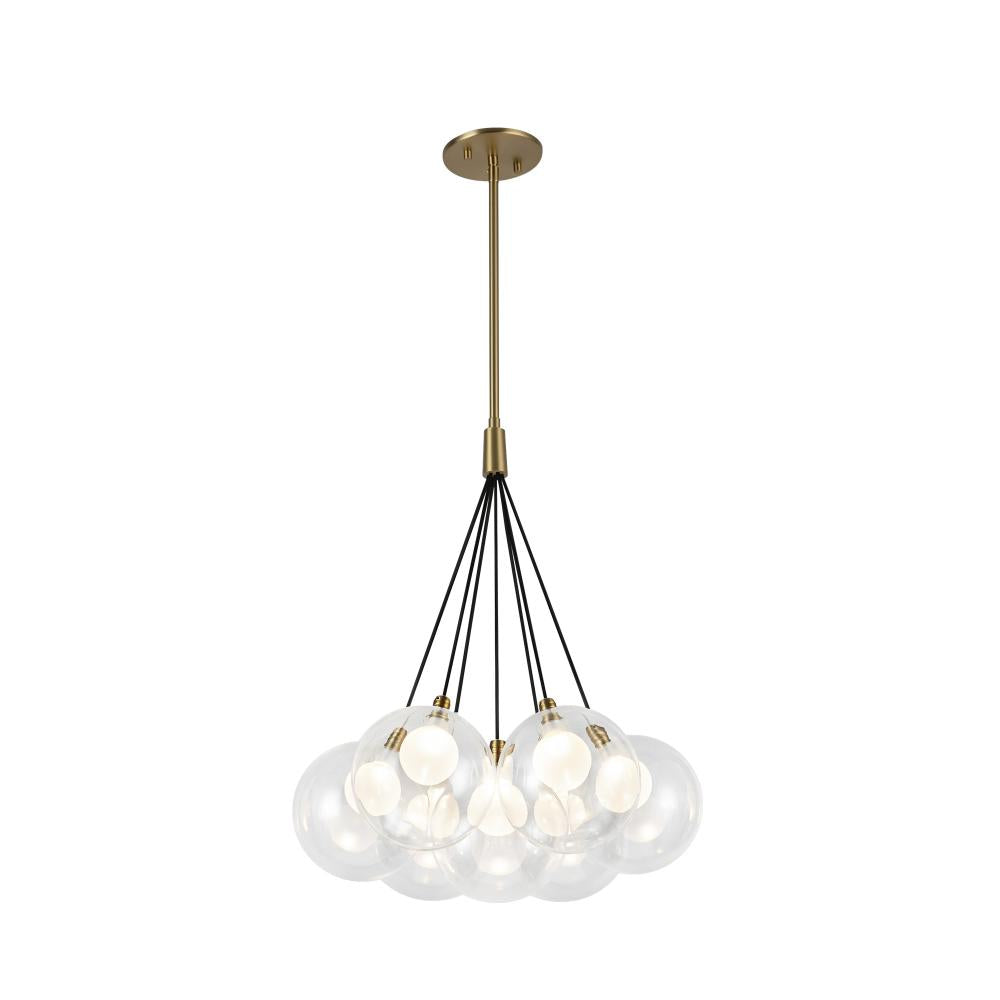 Kuzco Lighting CH3117-BG Chandelier, 16-in, Brushed Gold
