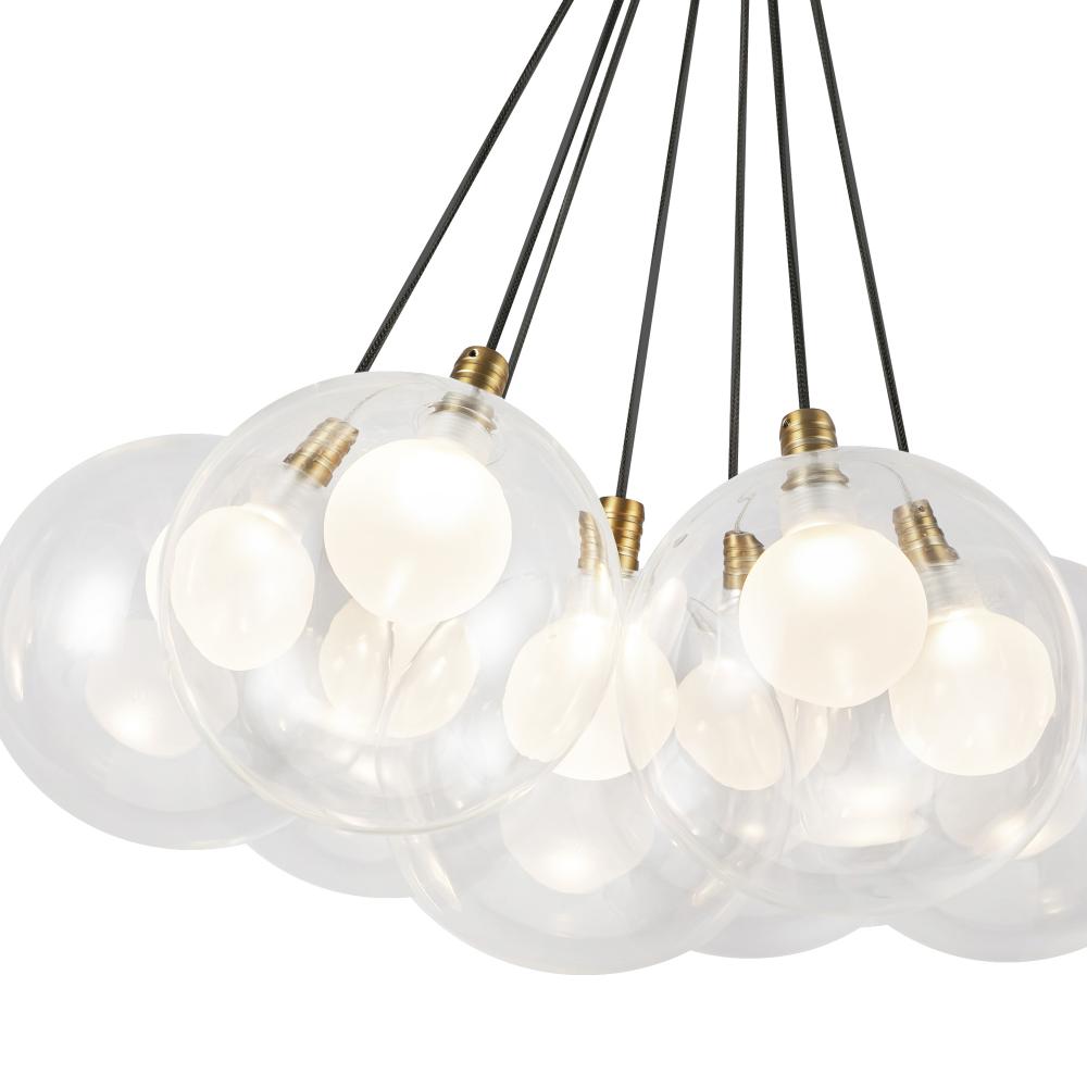Kuzco Lighting CH3117-BG Chandelier, 16-in, Brushed Gold