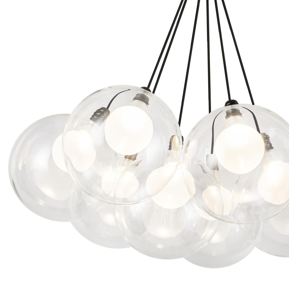Kuzco Lighting CH3117-BK Chandelier, 20W Watt, Black