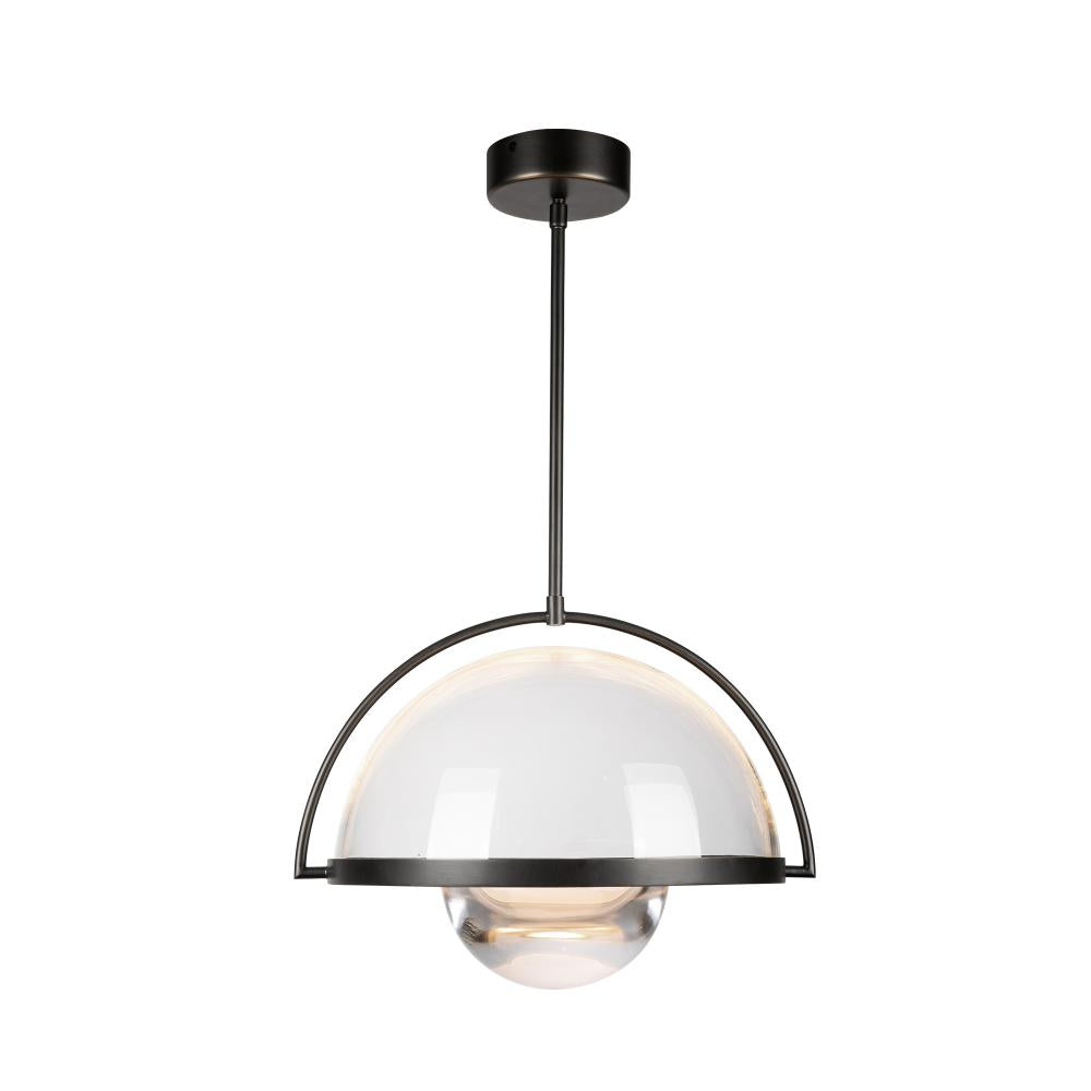 Kuzco PD20716-UB-UNV Lighting Bowery 14-in LED Pendant, Urban Bronze