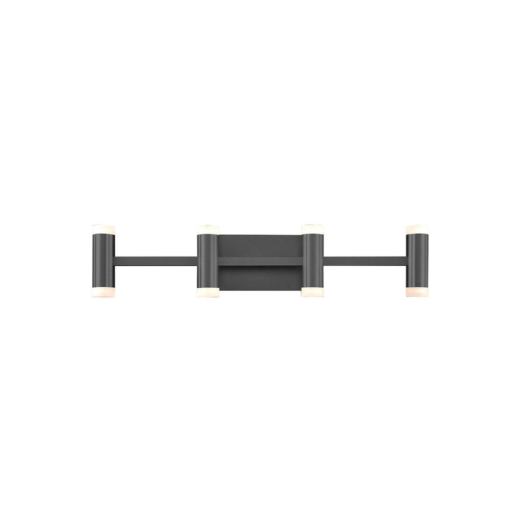 Kuzco Brazen VL16727-BK Vanity Light Fixture, UL Damp Rated, Black
