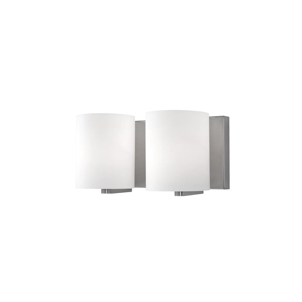 Kuzco Lighting 70232BN Vanity Light Fixture, UL Damp Rated, Brushed Nickel