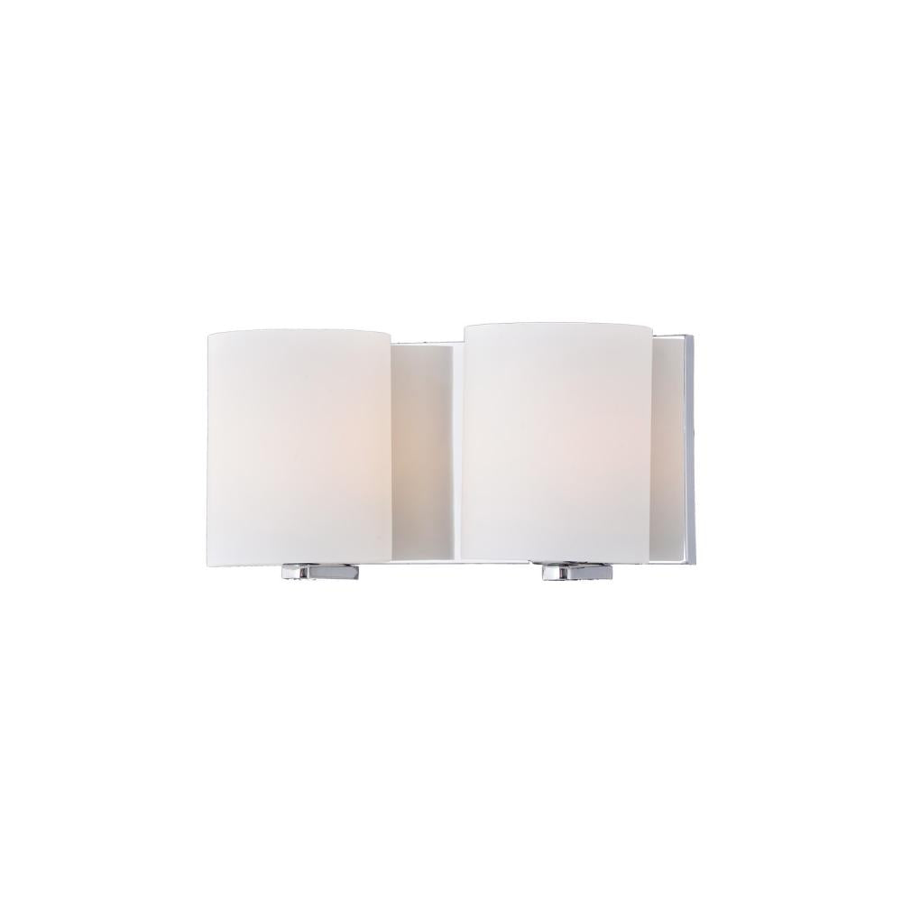 Kuzco Lighting 70232CH Vanity Light Fixture, UL Damp Rated, Chrome