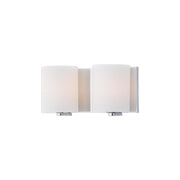 Kuzco Lighting 70232CH Vanity Light Fixture, UL Damp Rated, Chrome