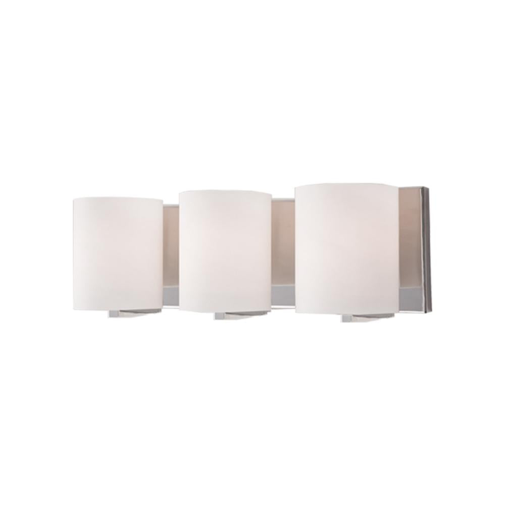 Kuzco Lighting 70233CH Vanity Light Fixture, UL Damp Rated, Chrome