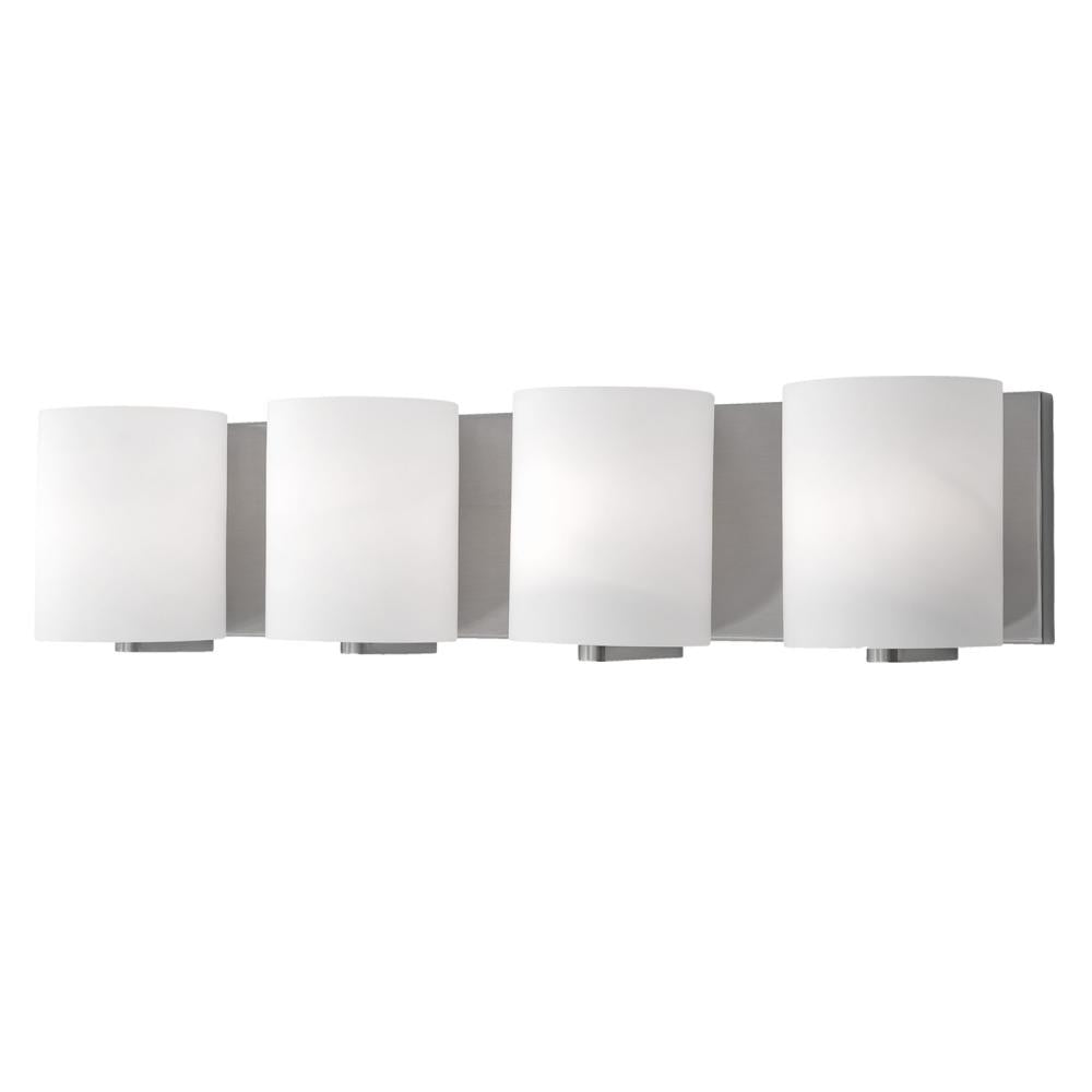 Kuzco Lighting 70234BN Vanity Light Fixture, UL Damp Rated, Brushed Nickel