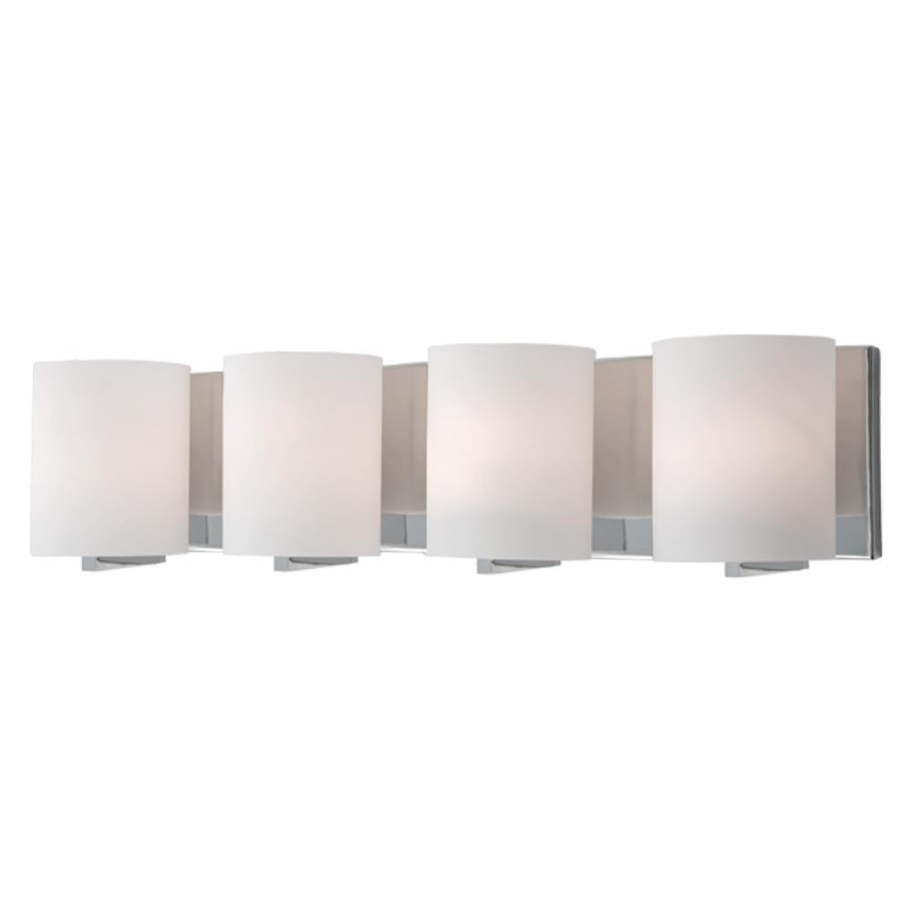 Kuzco Lighting 70234CH Vanity Light Fixture, UL Damp Rated, Chrome