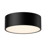 ALORA MOOD Lighting Brisbane FM556012MB Flush Mount, 2 Lights, Matte Black