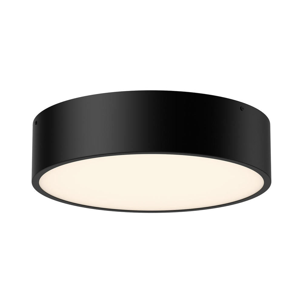 ALORA MOOD Lighting FM556016MB Flush Mount, 3 Lights, Matte Black