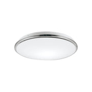 Kuzco FM43311-CH Brook 11-in Flush Mount, LED Round Fixture, Chrome