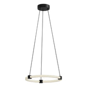 Kuzco PD24716-BK Pendant, 22W Watt, Adjustable Rings, Black