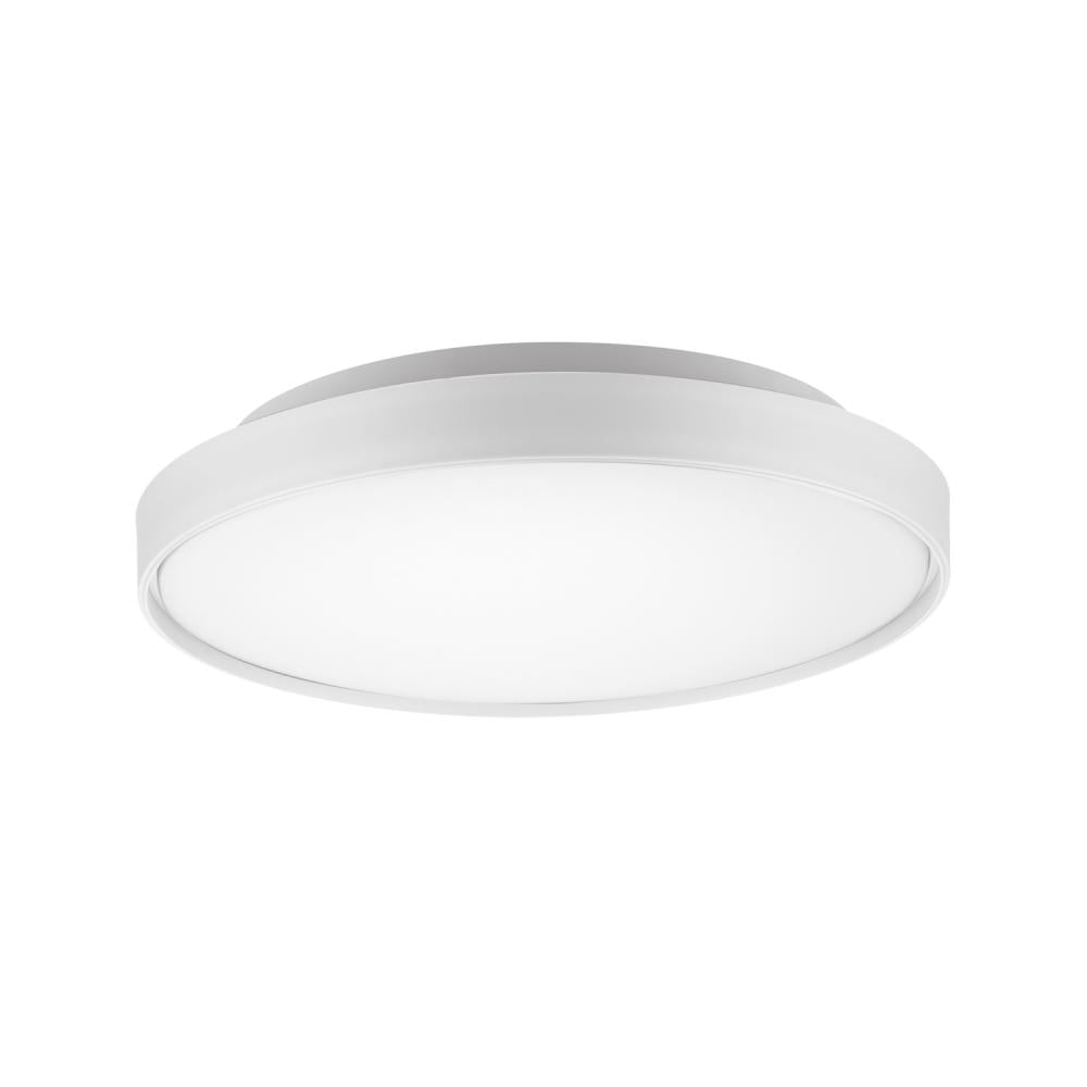 Kuzco Brunswick FM43518-WH-5CCT Flush Mount Fixture, UL Listed, White