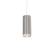 Kuzco Lighting 401431BN-LED Pendant, 8-in, LED, Single Cylinder, Brushed Nickel