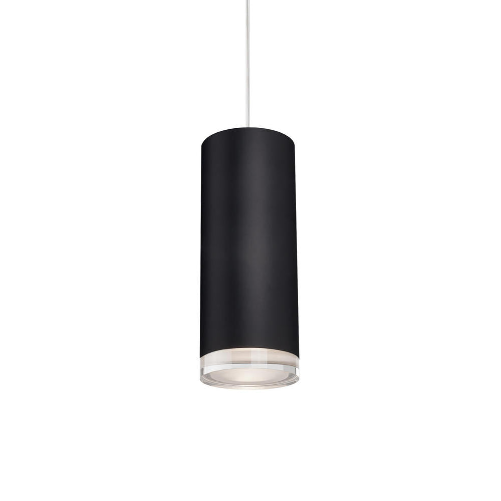 Kuzco Lighting 401432BK-LED Pendant, 11W LED, Cylinder Shaped, Black