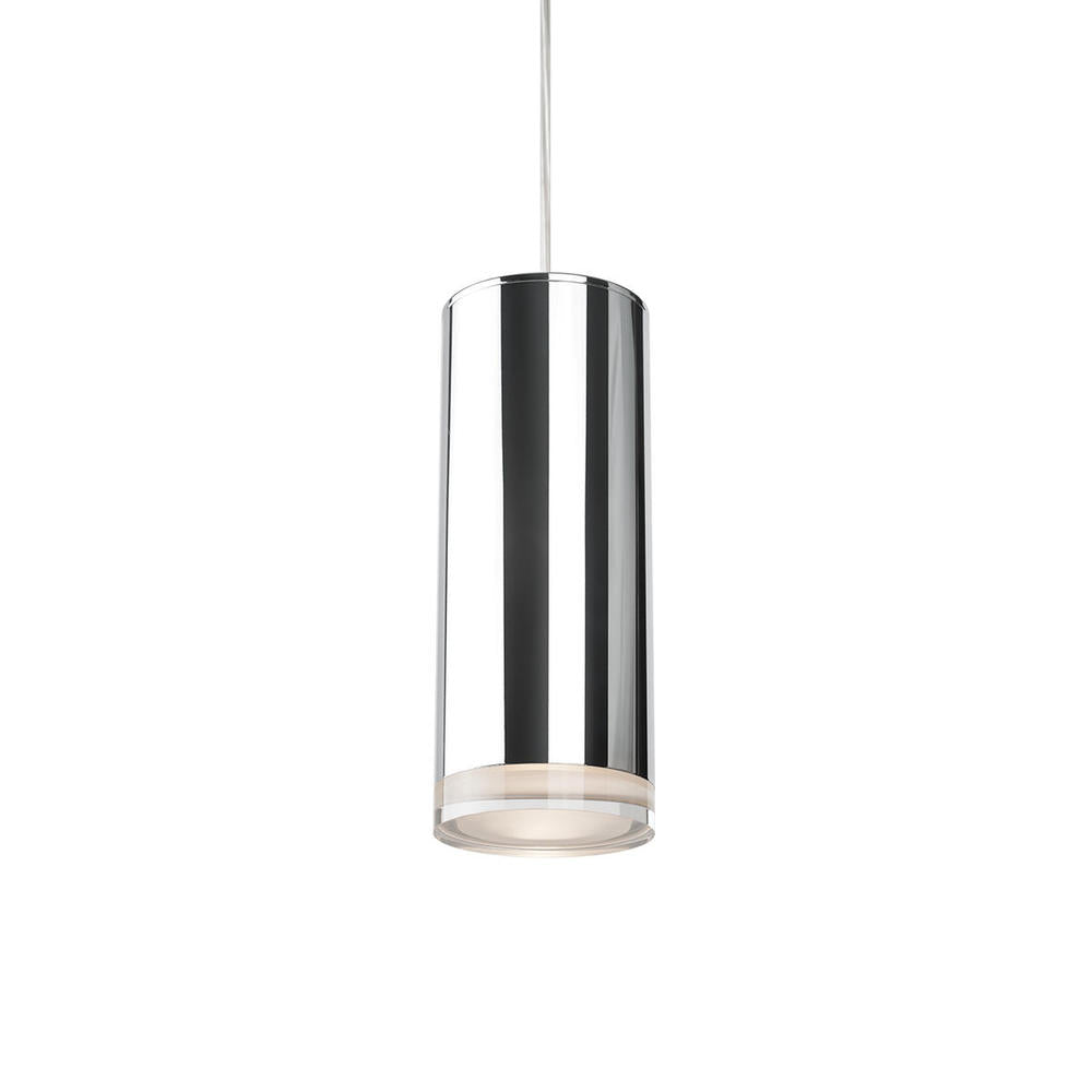 Kuzco Lighting 401432CH-LED Pendant, Chrome LED, 11W Watt, Round Canopy