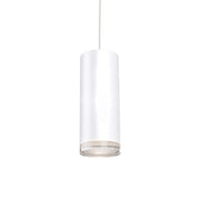 Kuzco Lighting 401432WH-LED Pendant, LED Pendant Light Fixture, Cylinder Shaped, White