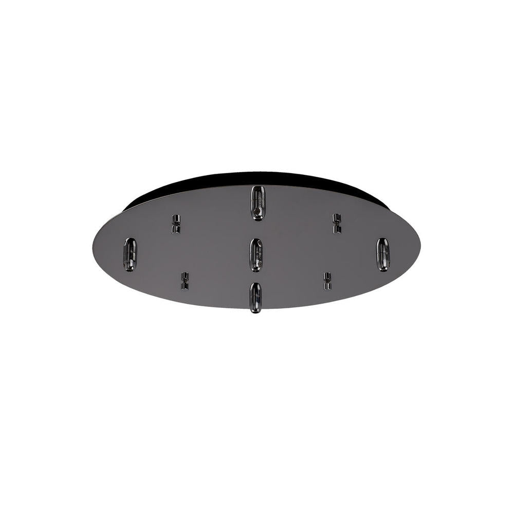 Kuzco CNP05AC-BC Canopy Light Fixture, UL Listed, Black Chrome