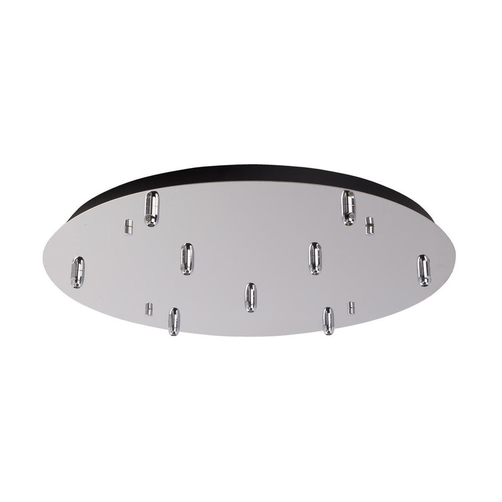 Kuzco CNP09AC-CH Canopy Light Fixture, Canopy System, Chrome
