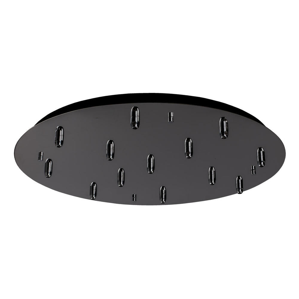 Kuzco CNP13AC-BC LED Canopy, Black Chrome