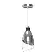 ALORA MOOD Lighting Capri PD587105CHCL Pendant, Modern Design, Chrome/Clear Glass