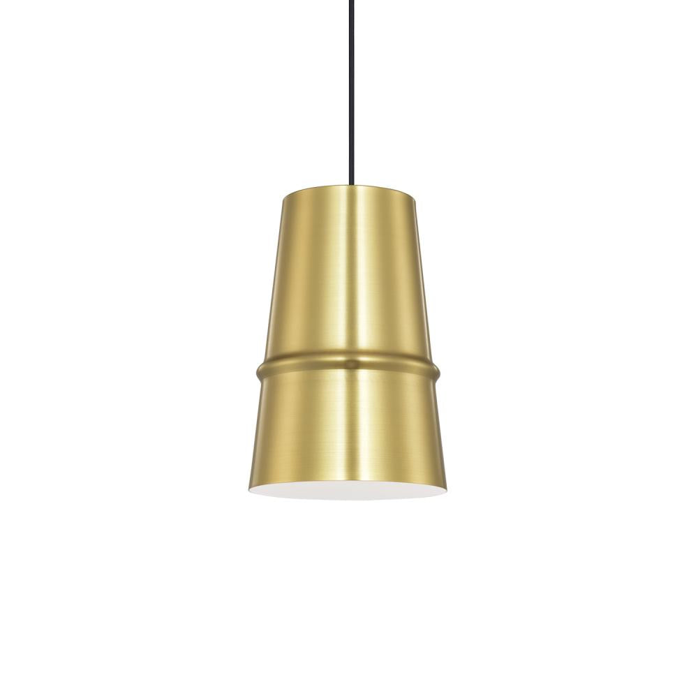 Kuzco Lighting 492208-GD Pendant, 1 Light, Gold Finish, Conical Aluminum Shade