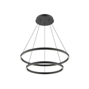 Kuzco Lighting CH87832-BK-UNV-010 Chandeliers, Two Tiers, Black