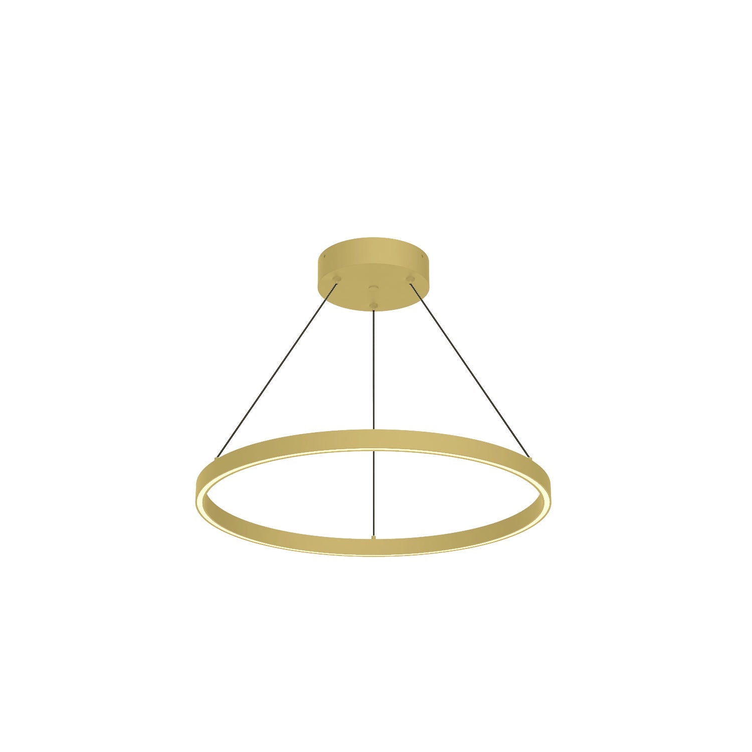 Kuzco Cerchio PD87124-BG-UNV-010 Pendant, LED, 24-in, Brushed Gold