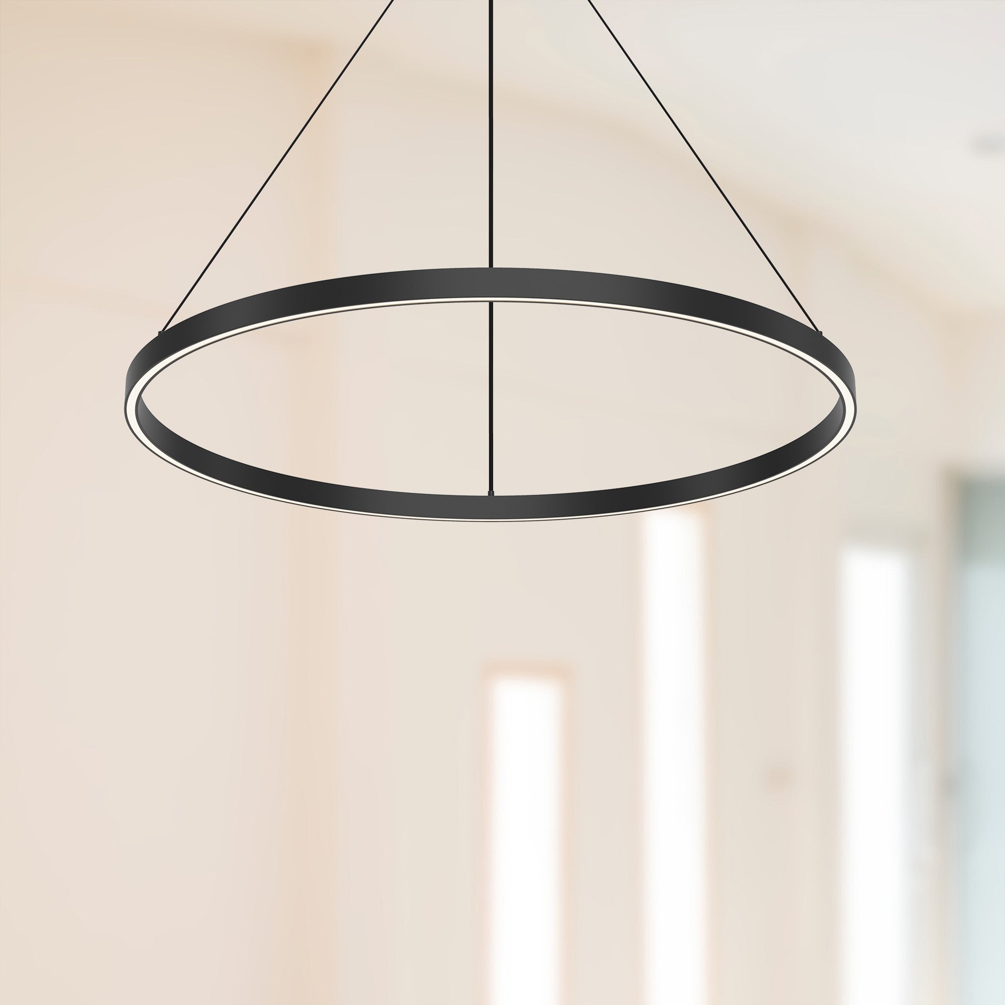 Kuzco Cerchio PD87132-BK-UNV-010 Pendant, 32-in Black, LED