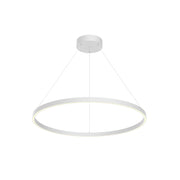 Kuzco Cerchio PD87132-WH-UNV-010 Pendant Light Fixture, UL Damp Rated, Matte Powder-Coated
