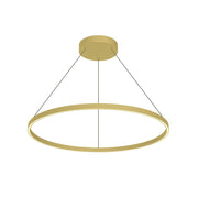 Kuzco Cerchio 36-in Pendant, UL Damp Rated, Brushed Gold