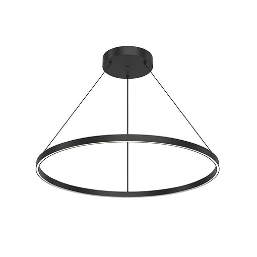 Kuzco Cerchio 36-in Black LED Pendant, PD87136-BK, Pendant Light Fixture, 78W Watt, Black