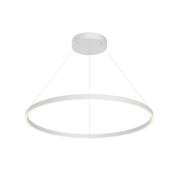 Kuzco Cerchio PD87136-WH-UNV-010 Pendant Light Fixture, UL Damp Rated, White