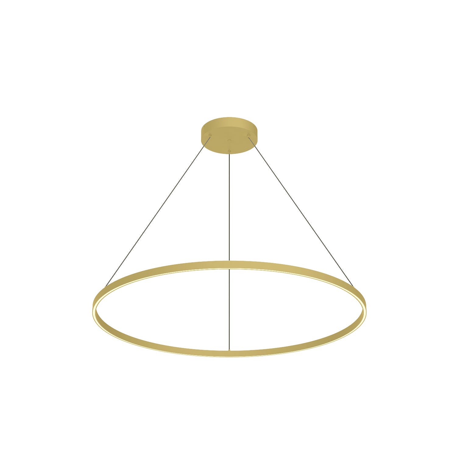 Kuzco Cerchio PD87148-BG-UNV-010 Pendant, 48-in, LED, Brushed Gold